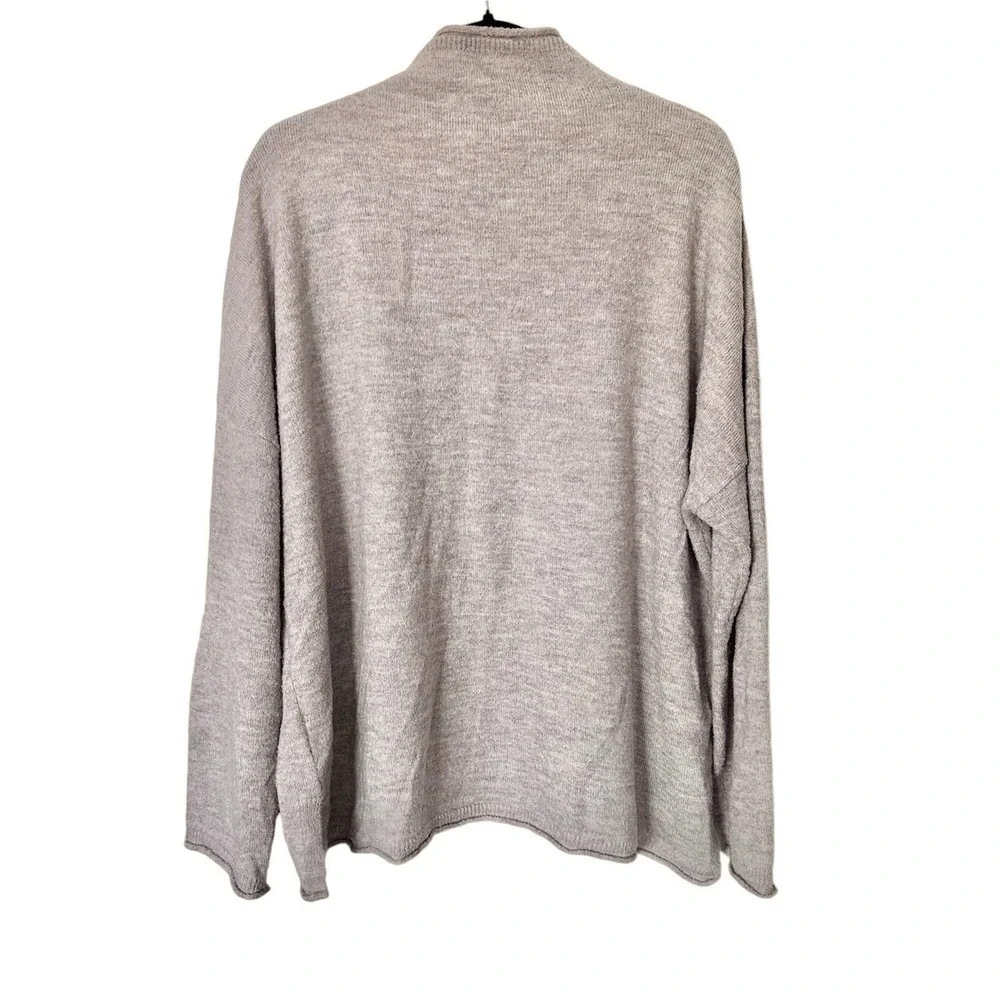 Madewell Women's Boucle Mock Neck Tunic Sweater Merino Wool Blend Size 2X NEW - Picture 4 of 14